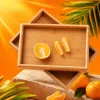 صُنعت شرائح البرتقال من الخيزران الفاتح اللون Specification image